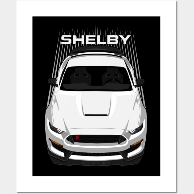 Ford Mustang Shelby GT350R 2015 - 2020 - White Wall Art by V8social